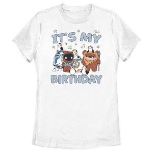 Women's Star Wars It's My Birthday Friends T-Shirt - 1 of 4