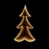 Christmas Tree LED EkkoLight – 46"H – Indoor or Covered Outdoor Acrylic Display – By Melrose - 3 of 3