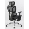 NicBex Adjustable Ergonomic Office Chair with Retractable Footrest,Dynamic Lumbar Support,2D Headrest,2D Armrest for Work Study,Black - 4 of 4