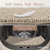 Mayshine Luxury Plush Shaggy Chenille Bathroom Mat, Non-Slip Bathmat, Super Absorbent Bathroom Rug, Beige, 24 x 17 in - 4 of 4