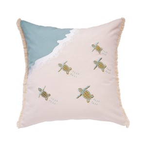 RightSide Designs Turtle Migration Pillow - 1 of 3