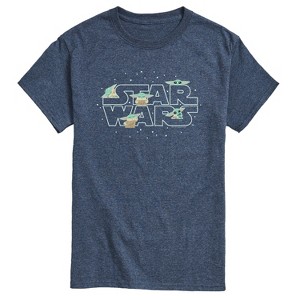 Men's - Star Wars - The Mandalorian Grogu Logo Short Sleeve Graphic T-Shirt - 1 of 4