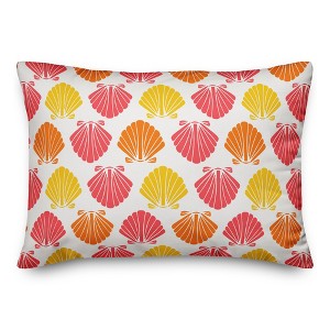 Creative Products Orange Polka Dots 16x16 Indoor / Outdoor Pillow - 1 of 2