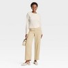 Women's Long Sleeve Crinkle T-Shirt - A New Day™ - 3 of 4