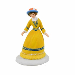 Department 56 Villages 2.5 Inch I Feel Pretty Dickens' Village Yellow Dress Village Figurines - 1 of 3