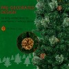 TopComfy Christmas Tree Stands Artificial Christmas Tree Festive Pencil Christmas Tree Cozy Snowy Decor for Living Room, Green, 41.37"*9.85"*11.03" - 3 of 4