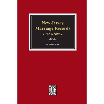 New Jersey Marriage Records, 1665-1800. - (Paperback)