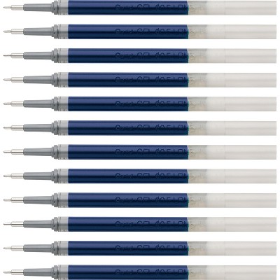 Pentel Gel Pen Refills f/EnerGel 0.5mm Needle Tip 12/BX BE Ink LRN5CBX