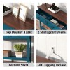 ChicFurnit Console Tables Accent Table Side Table End Table Open Shelf with 2 Drawer Storage Design for Living Room, Blue, 39.37"*11.61"*32.08" - 4 of 4