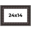 PosterPalooza | 3.5" Wide Ornate Black Picture Frame - UV Acrylic, Backing Board, Hanging Hardware Included - 2 of 4