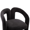 Sapphtopaz 2pc Accent Chair with Curved Round Backrest, Upholstered Living Room Chair Comfy Chair Arm Chair Furniture for Living Room - 2 of 4