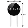 Friends Logo White Acrylic Cake Topper - 2 of 4
