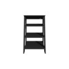SEVOBAL Bathroom Storage Cabinets Double Door Medicine Cabinets 30in with Shelves for Bathroom Kitchen, Black, 34.7"*18.6"*3.2" - 3 of 4