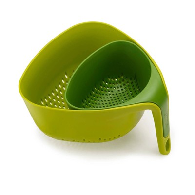 Joseph Joseph Nest 2pc Colanders Green