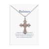Anna-Kaci Rhinestone Celtic Cross Pendant Necklace with Gift Card & Envelope Jewelry Gifts - 2 of 4