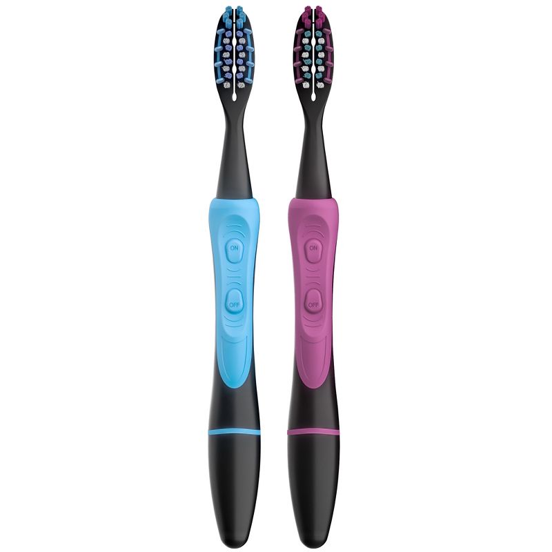 Pulsating Powered Toothbrush 2pk - up &#38; up&#8482;, 4 of 9