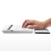 Insten White Marble Keyboard Wrist Rest Pad Support, Ergonomic Palm Rest, Anti-Slip, Comfortable Typing and Pain Relief, 11 x 3.5 in - 3 of 4