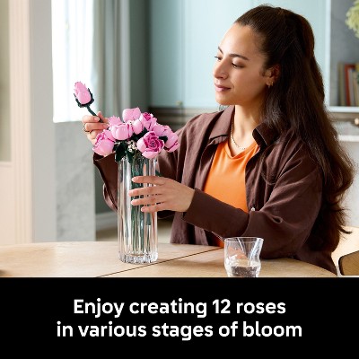 Детские конструкторы LEGO Botanicals Bouquet of Pink Roses 10374 — фото 3