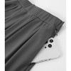 Vintage A-Line Pleated Midi Skirt for Women - High Waist Retro Flowy Design Grey - 3 of 4