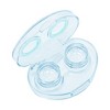 Unique Bargains Integrated Heart Contact Lens Case Blue 1 Set - 3 of 4