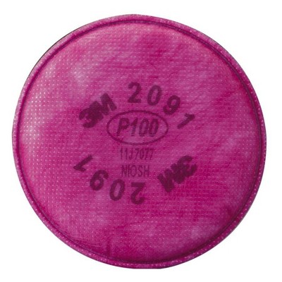 3M Particulate Filters F/ Welding/Metal/Torch Cutting 2/PK Pink 2091