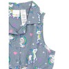imagikids Girls Chambray Button Down Sleeveless Dress Toddler to Big Kid Sizes - 4 of 4