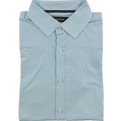 Alfani Mens Tonal Print Button Up Shirt