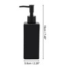 Unique Bargains Elegant Square Soap Pump Dispenser for Laundry Rooms 350ml 1 Pc - image 4 of 4