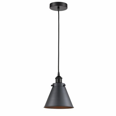 Appalachian - 1 Light Cord Hung Mini Pendant In Modern Style-9.88 Inches Tall and 8 Inches Wide