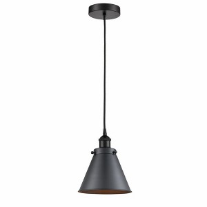 Appalachian - 1 Light Cord Hung Mini Pendant In Modern Style-9.88 Inches Tall and 8 Inches Wide - 1 of 1
