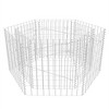 vidaXL Hexagonal Gabion Raised Bed 39.4"x35.4"x19.7" - 4 of 4