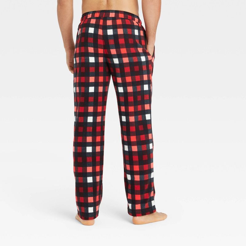 Men's Plaid Microfleece Pajama Pants - Goodfellow & Co™, 2 of 3