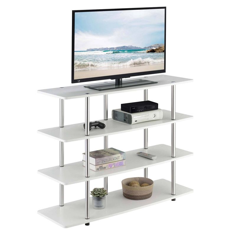 Designs2Go XL Highboy 4 Tier TV Stand for TVs up to 55" - Breighton Home, 3 of 5