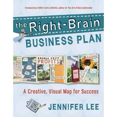 The Right-Brain Business Plan - by  Jennifer Lee (Paperback)