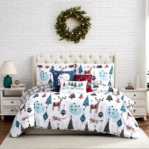Multi-Piece Christmas Comforter Sets - 1 of 4