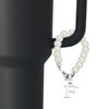 Unique Bargains Identification Handle Letter Charm Accessories Gold & Silver Tone 2 Pcs - 4 of 4