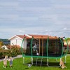 HFYee 1214/8*14FT Round Jump Trampoline Enclosure & Ladder for Backyard Fitness for Ages 8+ - 4 of 4