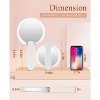 FASCINATE Handheld Mirror with Lights, 1X10X 2-Sided Magnifying with Swivel Handle, Perfect for Travel, Portable with USB Charging - 2 of 4