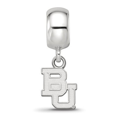 Black Bow Jewelry Sterling Silver Baylor Bears NCAA Bead Charm