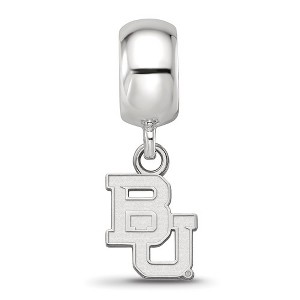 Black Bow Jewelry Sterling Silver Baylor Bears NCAA Bead Charm - 1 of 4