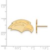 Black Bow Jewelry 14k Yellow Gold Southern Mississippi Golden Eagles NCAA Post Earrings - 2 of 3