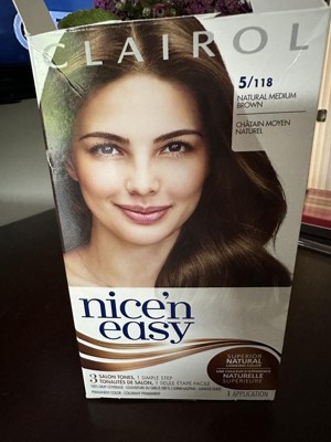 Clairol Nice'n Easy Permanent Hair Color Cream Kit - 5 Medium Brown ...