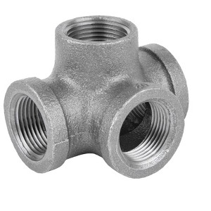 Pipe Decor 1/2 in. Black Side Outlet Tee - 1 of 4