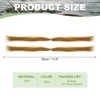 Unique Bargains Holographic Dry Flies Thread Tying Supplies Flash Fly Fishing Line 10 Pcs - 2 of 4