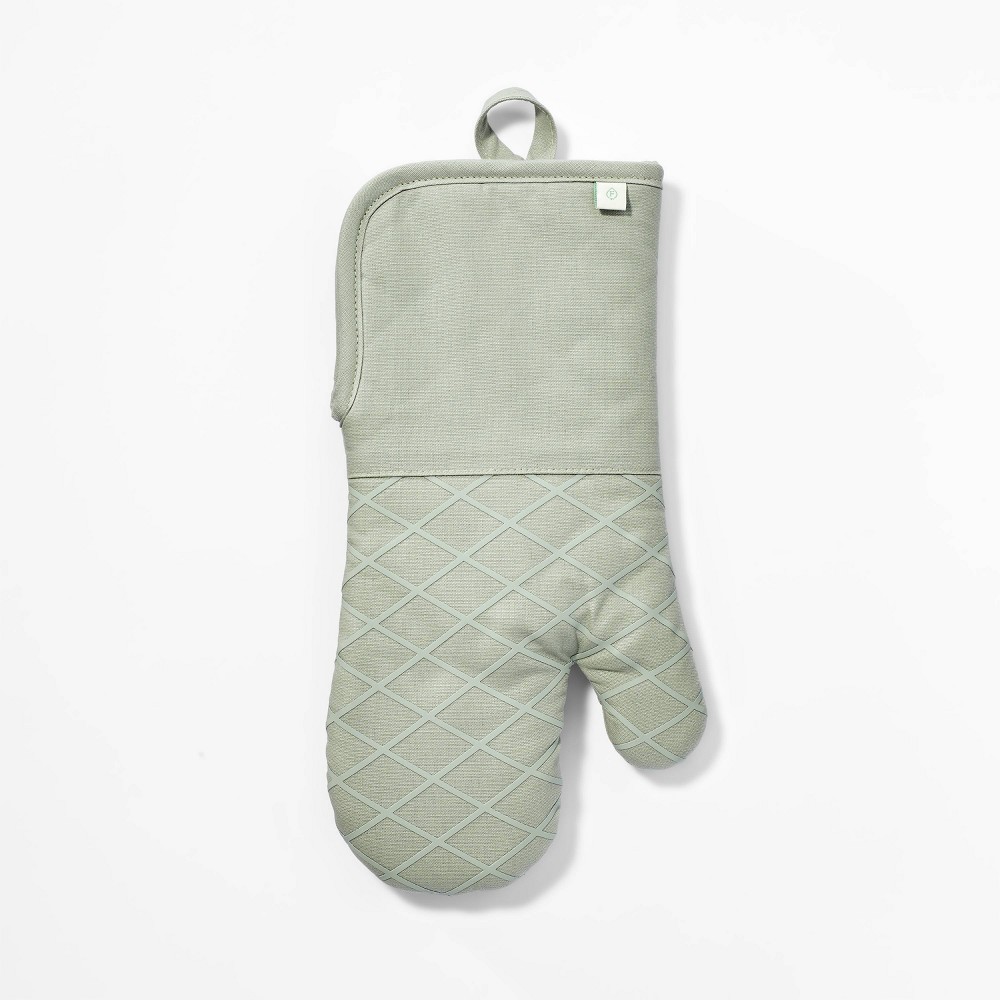 Photos - Other Accessories Oven Mitt Sage Green - Figmint™