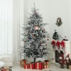 9 Foot Artificial Nordic Pine Christmas Tree with Snow, Easy Assembly - 2 of 4