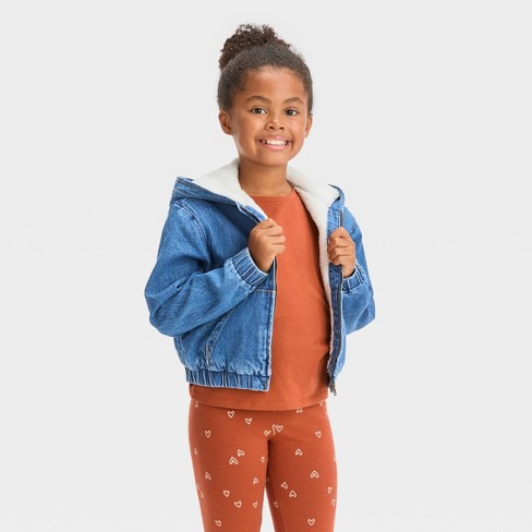 Target denim deals jacket kids