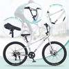 BestParts 26" Freestyle Mountain Bike with Shimano 7-Speed Gear, Double Disc Brakes, and Anti-Skid Pedals for Boys & Girls (Ages 12+) - 2 of 4