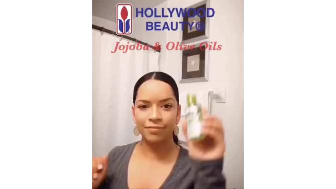 Hollywood Beauty Jojoba Hair Oil - 2 fl oz, 2 of 5, play video