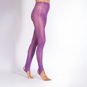 LECHERY Women's Lustrous Silky Shiny 40 Denier Stirrup Tights (1 Pair) - 1 of 1